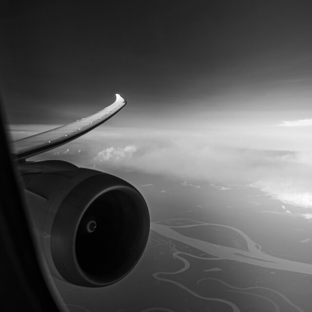 Amazon from the plane window.